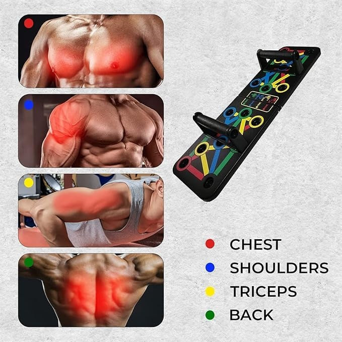 Premium 15 In 1 Pushup Board