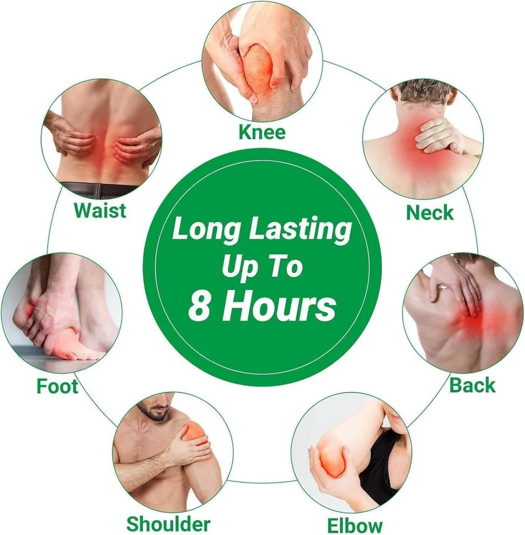 helpful for knee, neck, back, elbow, shoulder, foot, waist pains